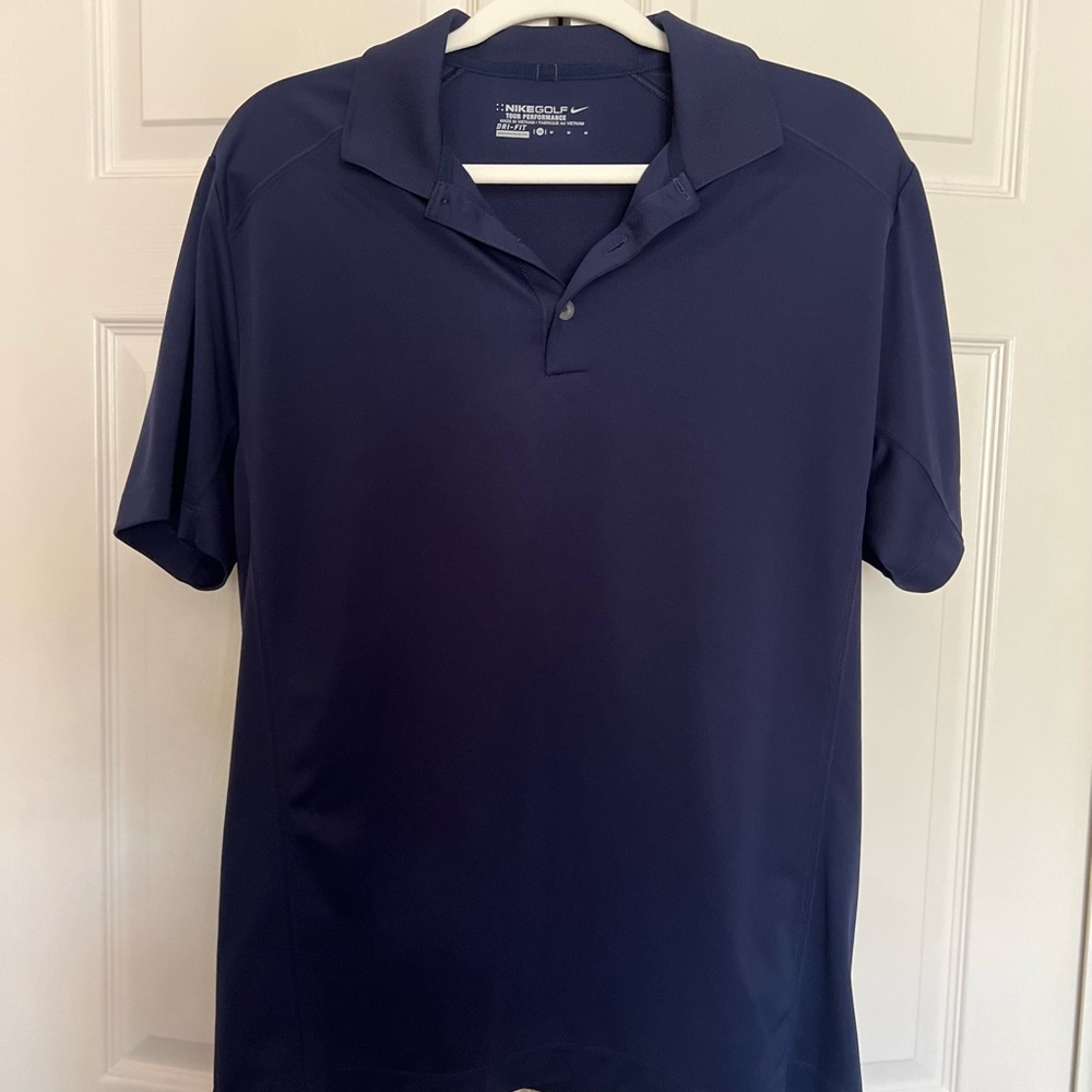 Nike Golf Blue Dryfit Polo
